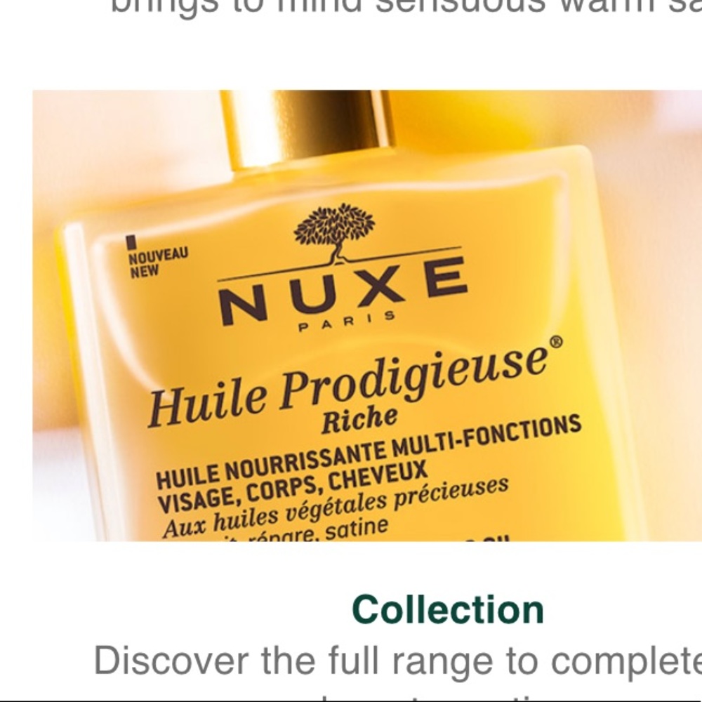 Nuxe Huile Prodigiese NEW